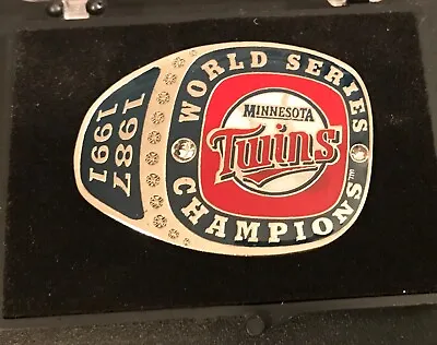  Minnesota Twins  2 Time World Series Champs Ring Limited Edition Pin  • $10