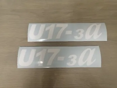 2x Kubota U17-3a Mini Digger Decals Stickers • £13