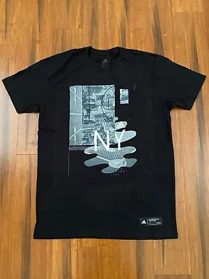 Adidas NY Baseball Cityscape Three Stripe Life Black New Men's T-Shirt L Large • $15.99