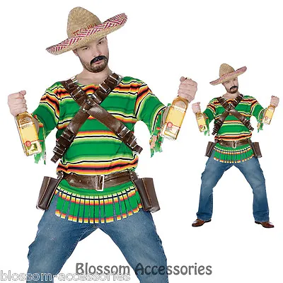 C280 Men Mexican Tequila Pop N Dude Party Outfit Halloween Costume • $43.26