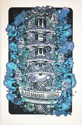  2013 MGMT & Black Bananas - Troutdale Concert Poster S/n By Guy Burwell  • $67.90