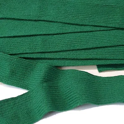 FULL CARD 20.5 Metres 42mm Wide  Vintage Webbing Braid Green • £13