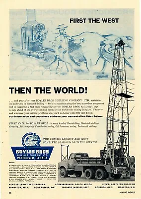 £16.58 • Buy 1962 Boyles Brothers Drilling Co. Ad: Diamond Drilling Rigs - Vancouver, Canada