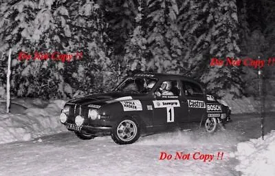 £4 • Buy Stig Blomqvist & Arne Hertz Saab 96 V4 Swedish Rally 1973 Photograph 2