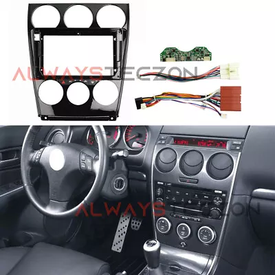 For Mazda 6 2003-2008 Car Stereo Radio Fascia Frame Trim 2DIN 9inch Accessories • $52.28