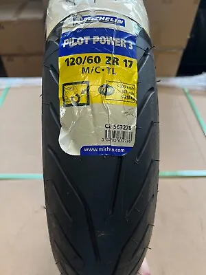 Michelin Pilot Power 3 - 120/60ZR17 - NOS Motorcycle Tire • $129.99