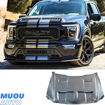 For Ford F150 2021-24 Hood Panel Aluminum SHELBY Style With Vents Not For Raptor • $3000