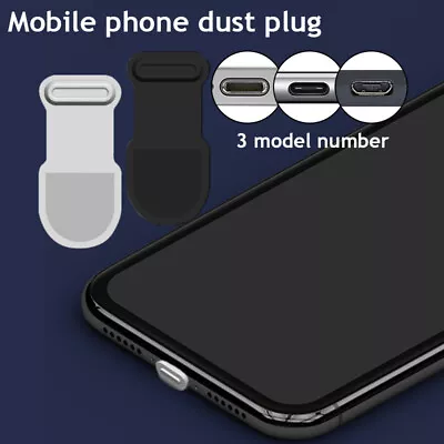 Siliconel Anti Dust Plug Cover Charger Port Cap Phone Accessories For IPhone CA • $1.62