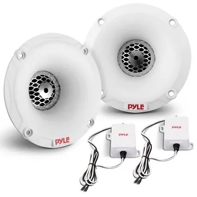 Pyle Marine Tweeter Speaker System W/ Horn Diffuser  120 Watts W/ 4 Ohm (Black) • $44.99