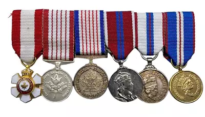 Canadian Order Of Canada Mini Miniature Medal Group X 6 • £144.77