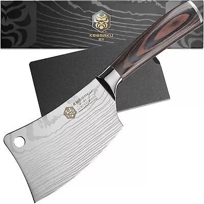 Kessaku 4.5  Mini Meat Cleaver Butcher Knife - Samurai Series - HC Steel • $29.99