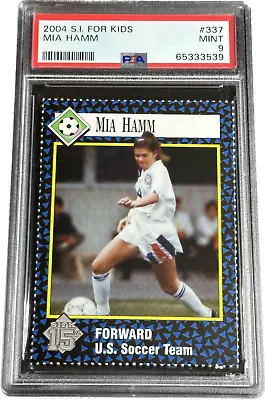 2004 Sports Illustrated SI For Kids Mia Hamm #337 PSA 9 MINT GOAT World Cup USA • $179.95