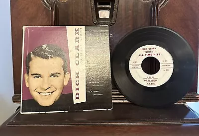 Vtg 1957 45 RPM Record Dick Clark All Time HitsChuck Berry W Original Adapter • $15
