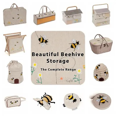 Sewing / Knitting Storage ~ Bee/Bee Hive/Beehive ~ Matching Sets ~ Boxes Bags • £23.90