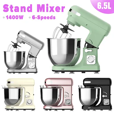 1400W Electric Stand Mixer Kitchen Food Beater Cake Aid Whisk Bowl • $119.90