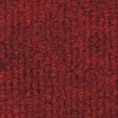 £84.96 • Buy CORD Dark Red | Quality Ribbed Carpet Recyclable Ideal Temporary Budget Flooring