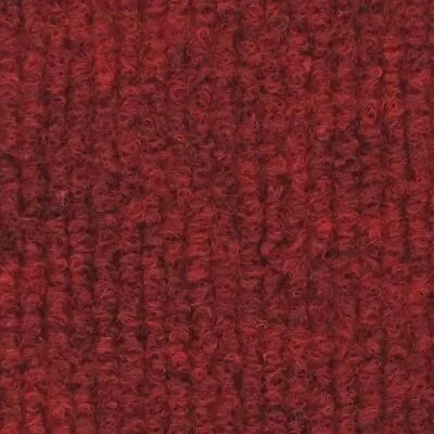CORD Dark Red | Quality Ribbed Carpet Recyclable Ideal Temporary Budget Flooring • £59.49