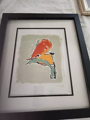  Original Abstract Ink Painting On Paper Mid Century Modern Style • $35