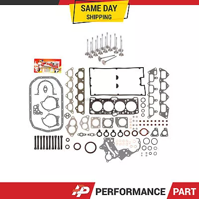 Full Gasket Set Intake Exhaust Valves Fit 89-92 Mitsubishi Eagle Dodge 2.0 4G63 • $85.99