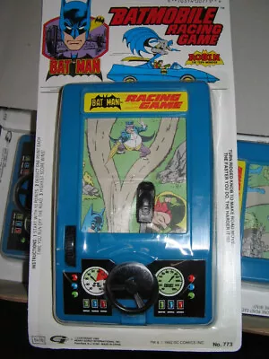 Batman Batmobile DC Comic Book Car Racing Game MOC Vintage Unused 1988 Gordy • $15
