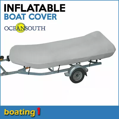 Inflatable Boat Cover 3.2-3.6m Dinghy / UV Protect Water Resistant - Oceansouth • $131.50