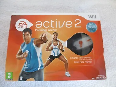 Wii EA Sports Active 2 Personal Trainer Used Once Boxed • £14.95