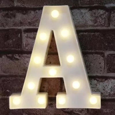 LED Marquee Letter Lights Sign Light Up Alphabet Letter For Home Party Weddi... • $14.76