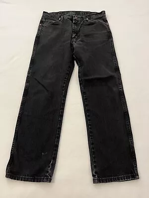 Vintage Wrangler Jeans Men’s Size 34x32 Gray Dark Denim  • $29.99