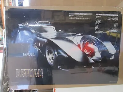 Vintage 1989 DC Comics Batman The Batmobile Poster 17225 • $74.98