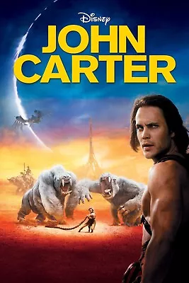 Disney's John Carter Movie Poster | 2012 | 11x17 | NEW | USA • $15.99