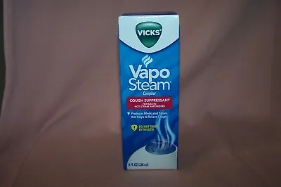 Vicks Vapo Steam For Use In Hot Steam Vaporizers Cough Suppressant 8 Oz. 01/2025 • $15.98