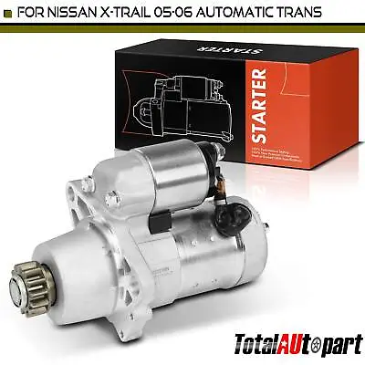 Starter Motor For Nissan X-Trail 2005-2006 L4 2.5L Auto Trans 1.4KW 12V CCW 13T • $71.99