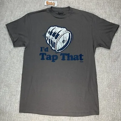 Halloween  I'd Tap That  Beer Keg T-Shirt Mens College Medium  Spencer's • $9