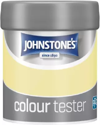 Johnstone's - Paint Tester Pots - Wall & Ceiling - Lemon Daze - Emulsion - Easy • £5.17