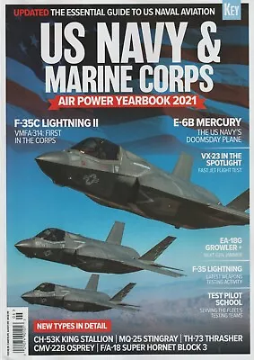 US Navy & Marine Corps Air Power Yearbook (Key 2021) Naval Aviation • $23.25