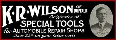1922 Style KR Wilson Tools Of Buffalo NY NEW Metal Sign: Ships Free - 6x18  • $21.88