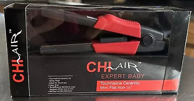 Chi Air Expert Baby Tourmaline Ceramic Mini Flat Iron 1/2 Inch • $30
