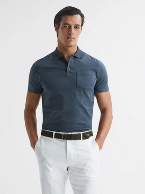 £40 • Buy Men T-shirt Size M Reiss Blue AUSTIN POLO SHIRT RRP£68