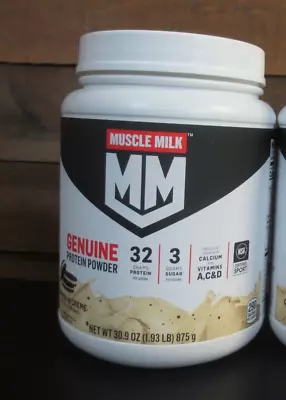 Muscle Milk Genuine Cookies N Creme Protein Powder Drink Mix - 30.9 Oz • $29.99