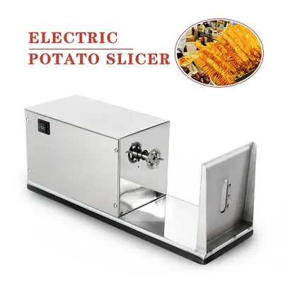 $181.09 • Buy Commercial Spiral Potato Slicer Electric Twister Potato Spiral Cutter 110-240V