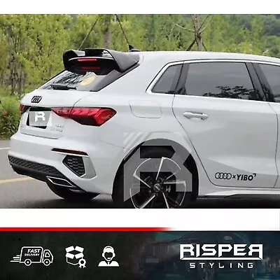 Audi A3 8y Hatch 2021+ Oettinger Style Risper Rear Spoiler In Gloss Black • £75.95