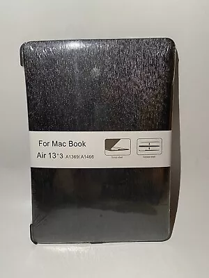 Mac Book Air Case 13 3 Scrub Shell Crystal Shell Gray/Black Light Weight • $7.99