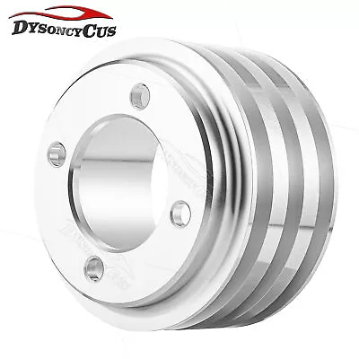 Small Block Crankshaft Pulley Crank Billet For Ford SBF 302 351W 4 Bolt 3 Groove • $46.99