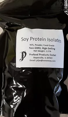 Soy Protein Isolate (90% Protein) Powder 1 Lb  High Gelling For Meat Products • $6.99