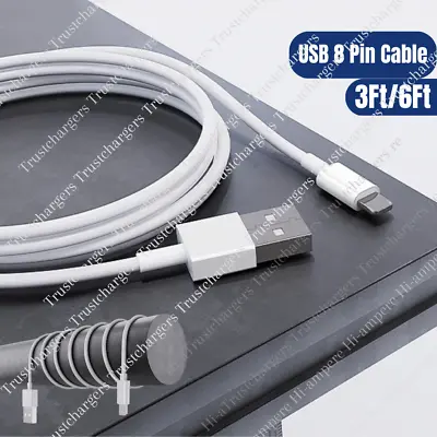 $2.99 • Buy USB For IPhone Charger Fast For Apple Long Cable USB Lead 6 7 8 X XS XR 11 12 13