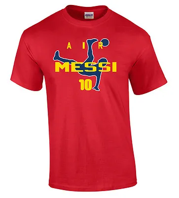 RED Lionel Messi FC Barcelona  Air Messi  T-shirt Long Sleeve Or OnePiece • $14.93