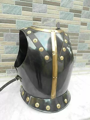 Muscles Black Jacket Armor Soldier Medieval Armor Roman Centurion Costume JK21 • $172.80
