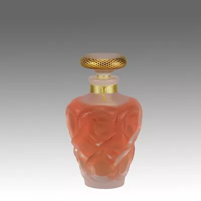 Contemporary Frosted Glass Perfume Bottle Entitled 'Séduction' By Lalique • £1150