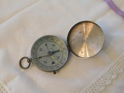 German Antique Pocket Compass Germany Brass Military Works • $44