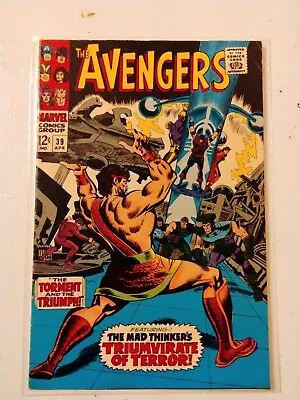 Avengers #39 Marvel 1967 Hercules Mad Thinker High Grade White Pages CGC IT • $40